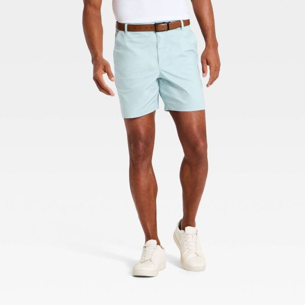 Men's Cooling Golf Shorts 7" - All In Motion Sky Blue 42